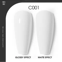 ROSALIND UV & LED Soak Off Long Wearing Mini Gel Nail Polish 7 ml - Shade C001 image 2