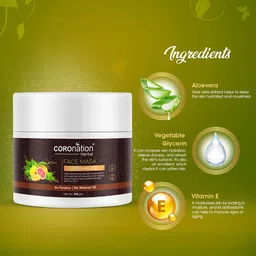 COROnation Herbal Set of 2 Vitamin C Face Masks for Bright & Firm Skin - 100 g each image 3