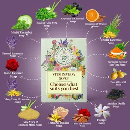 VITMINVEDA Set Of 2 Natural Exotic Essential Soap - 125g Each image 4