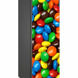 Wallpics Black & Blue Printed Waterproof Fridge Sticker image 2