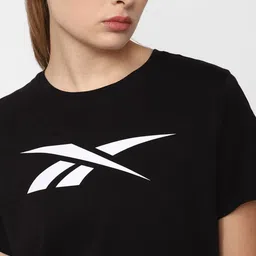 Reebok Vector Graphic Printed Pure Cotton T-Shirt image 2