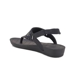 Sandak by Bata Women Blue Embellished Open Toe Flats image 5