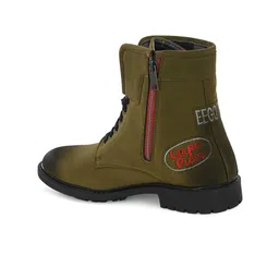 Eego Italy Men Embroidered High-Top Regular Boots image 4