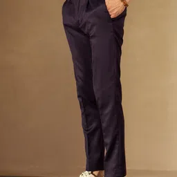 DENNISON Men Smart Tapered Fit Easy Wash Trousers image 2