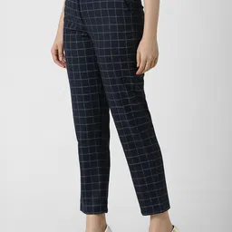 Van Heusen Woman Checked Formal Regular Fit Trousers image 2