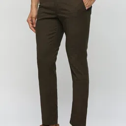 Basics Men Cotton Mid-Rise Tapered Fit Trouser image 3