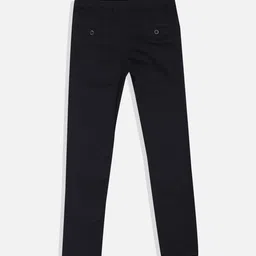 Allen Solly Junior Boys Slim Fit Mid-Rise Trousers image 4