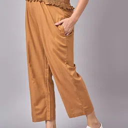 Mine4Nine Original Mom Fit Maternity Pleated Trouser image 4