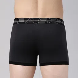 FASO Men Pack Of 2 Cotton Breathability Trunks FA1504-SQ-PINKGRN-BLUGRAP image 4