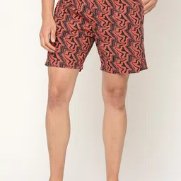 UnderJeans by Spykar Men Pack Of 2 Printed Cotton Boxers image 2