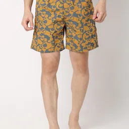 UnderJeans by Spykar Men Pack Of 2 Printed Cotton Boxers image 5