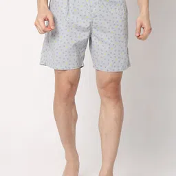 UnderJeans by Spykar Men Pack Of 2 Printed Cotton Boxers image 5