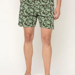 UnderJeans by Spykar Men Pack Of 2 Printed Cotton Boxers image 4