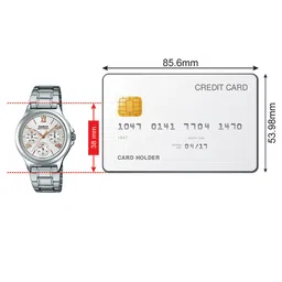 CASIO Enticer Women White Analogue watch A1697 LTP-V300D-7A2UDF image 4