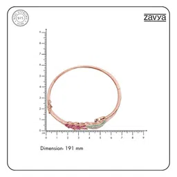 zavya 925 Sterling Silver Bracelet | Royal Cubic Zirconia Gift Ideas-Women Bracelet | With Certificate of Authenticity and 925 Hallmark image 4