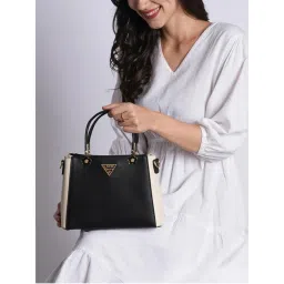 Lavie Signature Black Womens LS Lancaster 3C Satchel Bag (S)-picture-12