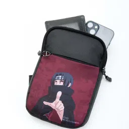 Bewakoof Unisex Unisex Maroon Akatsuki Printed Sling Bag-picture-16