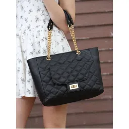 MINI WESST Women's Black Tote Bag-picture-20