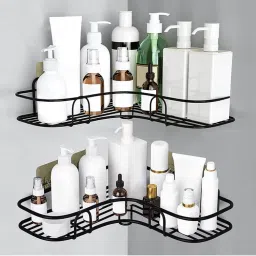 Story@Home Bathroom Shelf Organizer with Magic Stickers (Pack of 2)-picture-13