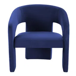 home lifestylez Ashley Accent Chair in Navy Blue Colour image 2
