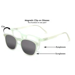 Voyage Unisex Black Clip On Sunglass (Cl001Pmg7372) (51) image 3