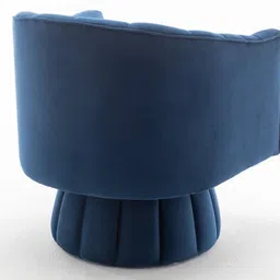 home lifestylez Morrow Accent Chair in Navy Blue Colour image 3