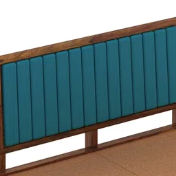 vintage home Boho Bliss Solid Wood Queen Size Box Storage Bed in Provincial Teak Finish image 3