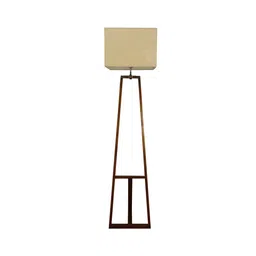 symplify Angular Beige Jute Floor Lamp with Beige Jute Base image 4