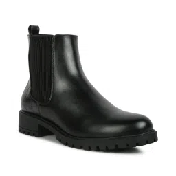 London Rag Croc Black Chelsea Boots-picture-18