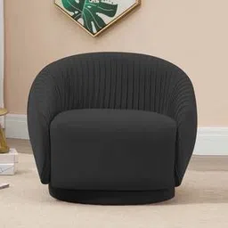 Lorna Accent Chair in Black Colour-image-51
