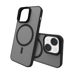 GRIPP Bolt Hard TPU Back Cover for Apple iPhone 15 Plus (MagSafe Compatible, Black) image 3