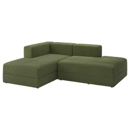 ikea jättebo Chaise longue modules, Samsala dark yellow-green image 1