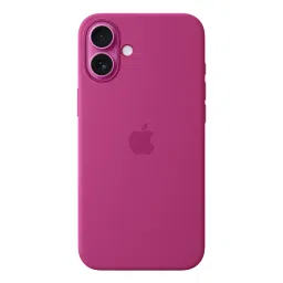 Apple Soft Silicone Back Cover Apple iPhone 16 Plus (MagSafe Charging Support, Fuchsia) image 3