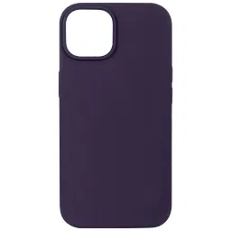 Croma Soft Silicone Back Case for Apple iPhone 14 (Apple Compatible, Purple) image 2