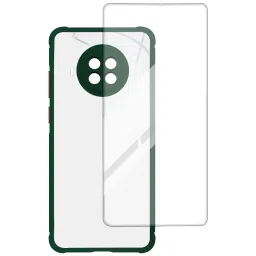 ARROW Hybrid Screen Protector & Polycarbonate Back Cover Combo for Xiaomi Mi 10i (Scratch Protection, Dark Green) image 2
