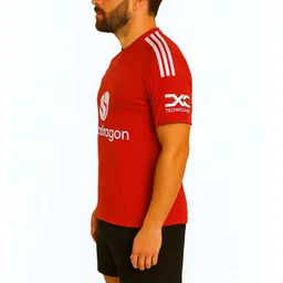 dostitch Men Brand Logo Printed Dri-FIT T-shirt-picture-23