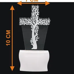 1ST TIME Red & White Acrylic Abstract Shaped Shaped Wall Lamp image 4