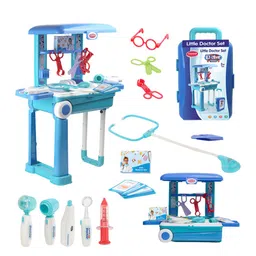 CHANAK Kids Set Of 13 Doctor Kit With Pull & Push Trolley-image-29