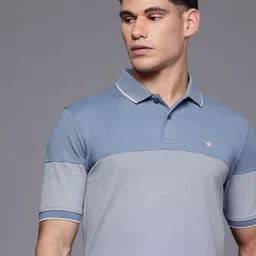 Louis Philippe Striped Polo Collar T-shirt-picture-30