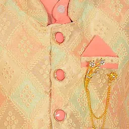 Little Needle Boys Regular Linen Kurta with Trousers image 4