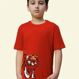 Friskers Boys Graphic Printed Round Neck Cotton T-shirt-picture-39