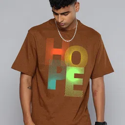 Moda Rapido Men Typography Printed Round Neck Cotton Relaxed Fit T-shirt-image-66