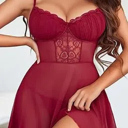 Ucollection Shoulder Straps Sleeveless Baby Doll image 5