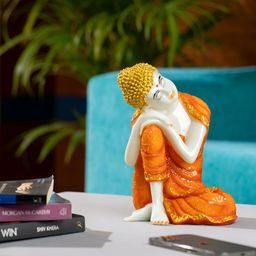 TYOOHAR Orange Buddha Idol Showpiece-picture-2