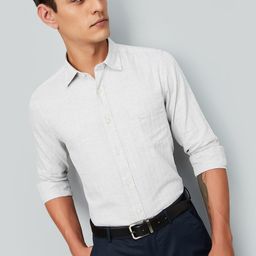 max Men Micro Checks Opaque Checked Casual Shirt-picture-5