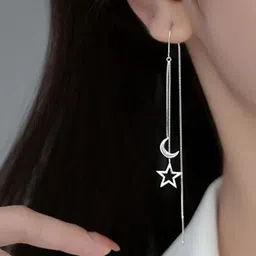 Estailo fashion Star Shaped Drop Earrings-image-73