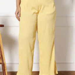 LetsDressUp Women Crepe Wide Leg Palazzos-image-74