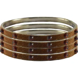 Vidhya Kangan Brown Brass Bangles-picture-48