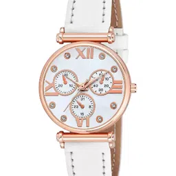 Miss Perfect Women Embellished Dial & Leather Textured Straps Analogue Watch PL481-picture-36