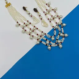 VANSHIKA JEWELS Gold Plated Studded Jewellery Set-picture-26